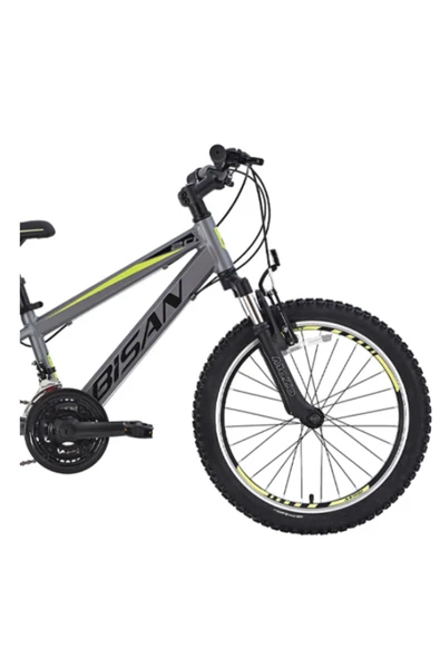 BİSAN COOPER ÇOCUK BİSİKLETİ 28 CM V 20 JANT 21 VİTES FÜME SİYAH SARI - 2