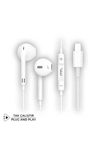MTL Meizu 16s Uyumlu Tak Çalıştır Stero Type-C Kulaklık MT-A293 ürün görseli 1