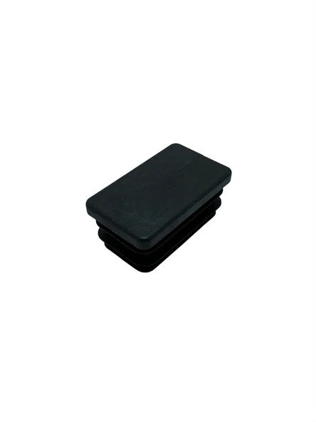 Dikdörtgen Demir Profil İç Tapa Geçme Plastik Ayak Geçme Koruma Plastiği(40MM x 20MM)(SİYAH) Siyah 40mm x 20mm SİYAH - 8 ADET - 2
