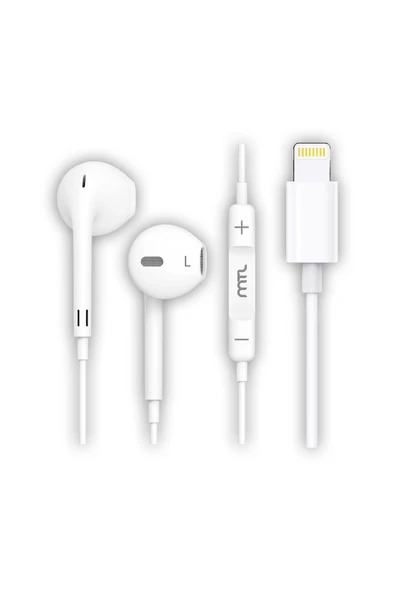 MTL iPhone 13 Pro Uyumlu Tak Çalıştır Stero Lightning Kulaklık MT-A295 ürün görseli 1