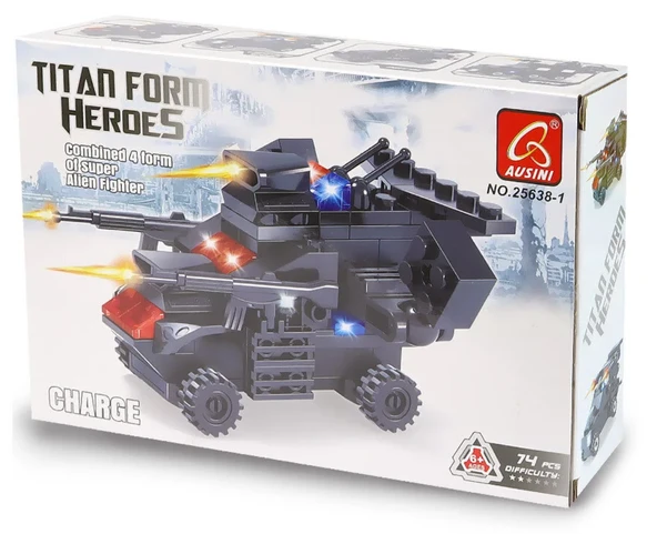 Ausini Titan Form Heroes-1 Charge 74 Parça ürün görseli 1