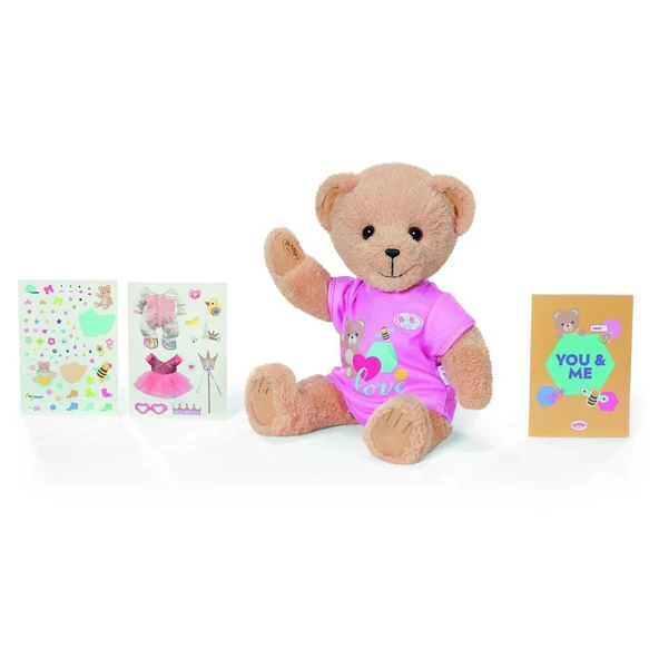 837139 Baby Born Ayıcık - Pembe 36 cm - Resim 2