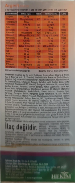 ARGİVİT FOCUS 150 L ŞURUP - 2