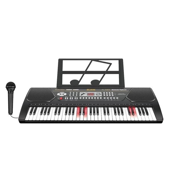 TFL-328-21 VLEKTRO 61 TUŞ IŞIKLI BÜYÜK PİYANO -VRD - Resim 2