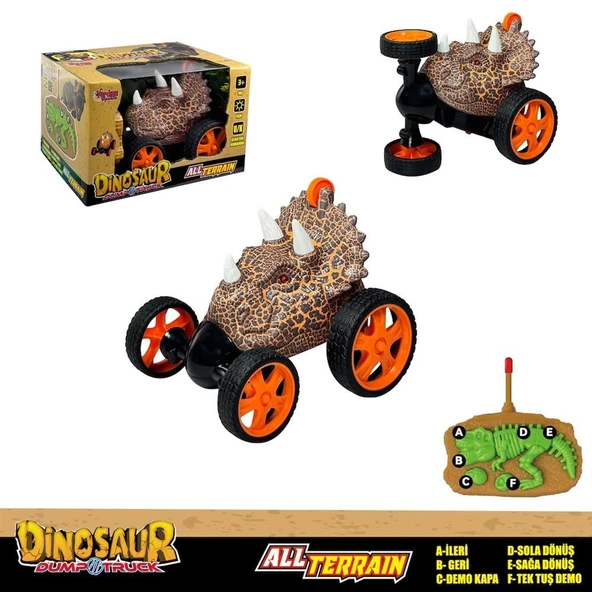 SM-689-31,32 U/K IŞIKLI DİNOZOR ARABA -VRD ürün görseli 1