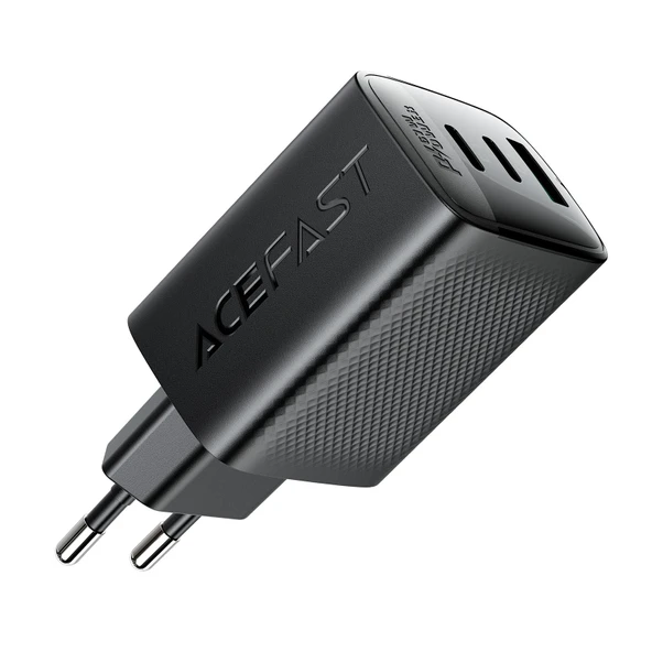 Acefast 67W PD 2X USB-C + USB-A 3 Port Hızlı Şarj Aleti Isı Düşüren GaN Destekli Akım Korumalı Güç Adaptörü iPhone & Android & iPad & MacBook Type-C - A108 - 3