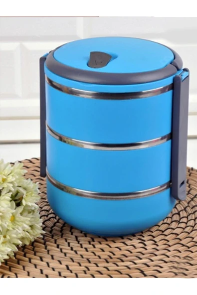 SPRENDA Üçlü Sefer Tası Saklama Kabı 2,25 lt - Resim 2