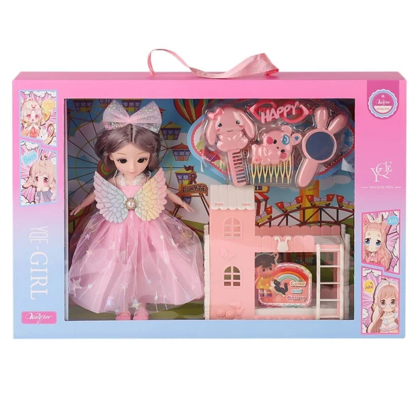 3688-164A Aksesuarlı Kanatlı Bebek Oyun Seti -Karsan ürün görseli