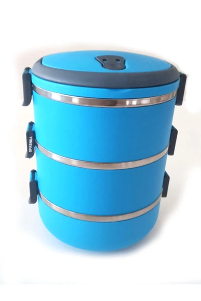 SPRENDA Üçlü Sefer Tası Saklama Kabı 2,25 lt - Resim 3