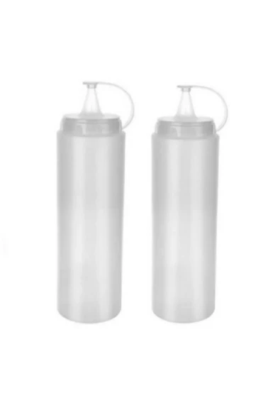 SPRENDA 700 ml Sos Şişesi (AP-9029) Şeffaf 2 Adet - Resim 2
