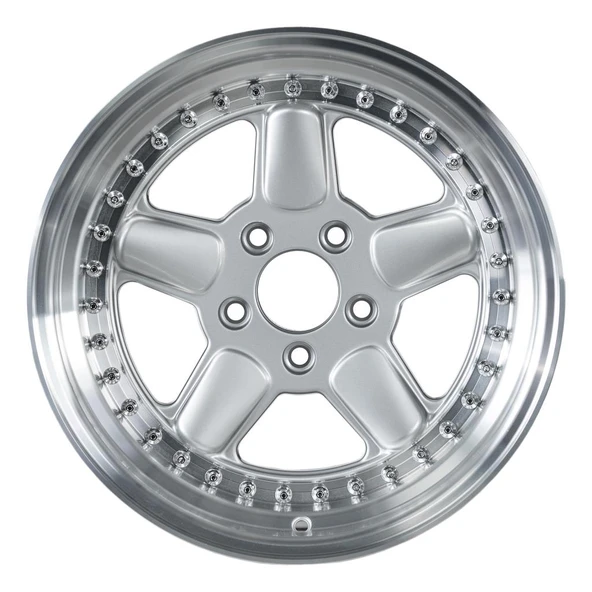 EMR-A149-01 8.5x17" -5x120 ET25 72.6 Silver Diamond Lip Polished Jant (4 Adet) - Resim 2