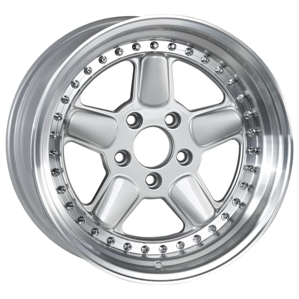 EMR-A149-01 8.5x17" -5x120 ET25 72.6 Silver Diamond Lip Polished Jant (4 Adet) ürün görseli