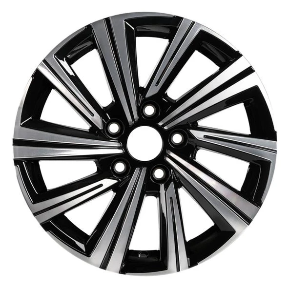 EMR-S1005-01 7.0x16" -5x114.3 ET40 60.1 Black Diamond Jant (4 Adet) - Resim 2