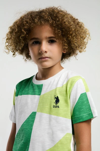 U.S. Polo Assn. Erkek Çocuk Şortlu Bermuda Pijama Takım - 9