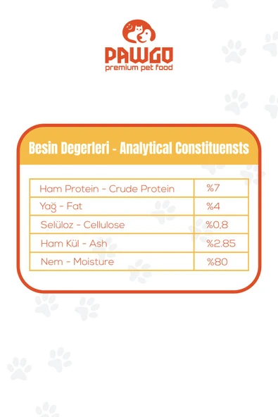 Pawgo Lamb Legacy | Kuzulu | 400g X 12 | Parça Etli | Köpek Yaş Mama - 4