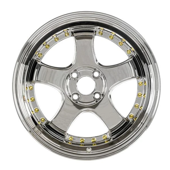 EMR-L002-22 7.0x15" -4x100 ET35 73.1 VC+Gold Rivet Jant (4 Adet) - Resim 2