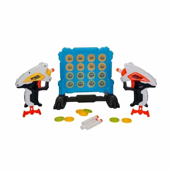 3574 Zapp Toys Hedef Tahtalı Sünger Dart Atan Silah Seti ürün görseli 1