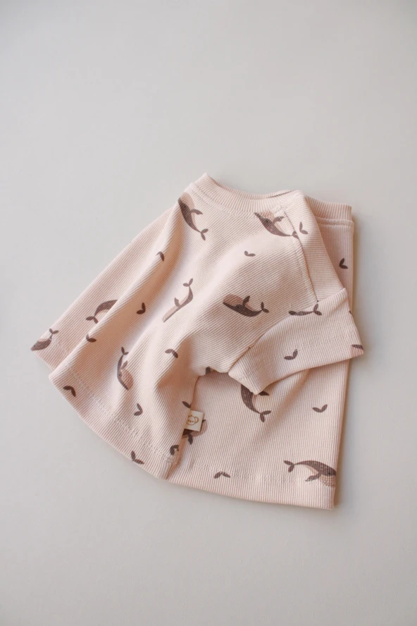 Balina Desen Kaşkorse Üst - Resim 3