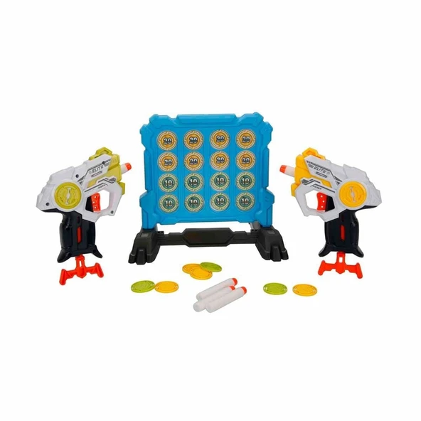 3574 Zapp Toys Hedef Tahtalı Sünger Dart Atan Silah Seti - Resim 3