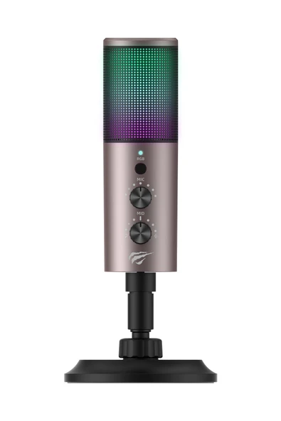 Havit Gamenote GK61 RGB Gaming Profesyonel Oyuncu Yayıncı Mikrofonu - Resim 3