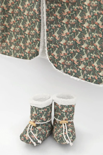 Bebek Yelek & Patik 12-18 AY Miko Haki - 3