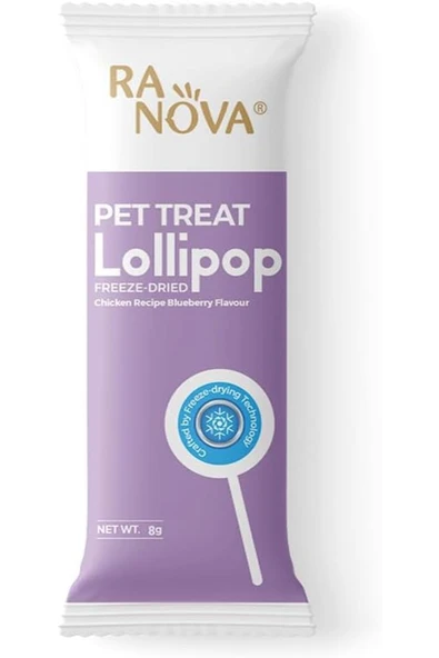 RA NOVA Köpekler için Karışık Lezzetli Lolipop 8g 3'lü - 3