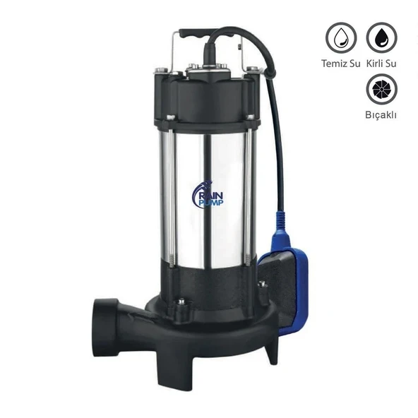 Rainpump Bıçaklı Atık Su Pompası 1800W 2.4Hp 2  WVSD-1800WB ürün görseli