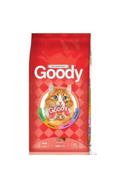 Goody Meat Etli Yetişkin Kedi Maması 15 Kg