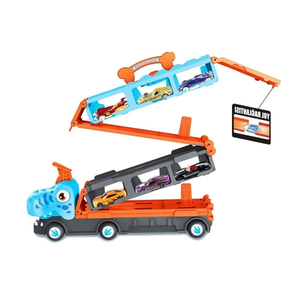 GD001 Parkurlu Araba Fırlatan Dinazor ürün görseli 1