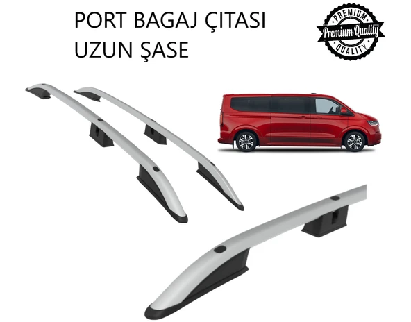 CARAVELLA STYLE UZUN ŞASE 2025 2026 2027 PORTBAGAJ TAVAN ÇITASI GRİ ürün görseli 1