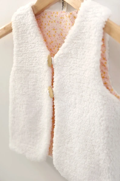 Bebek Yelek & Patik 18-24 AY Leila Pembe - Resim 5