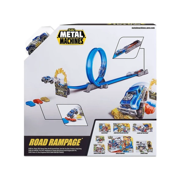 MEA01000 Metal Machines Kızgın Yol Oyun Seti - Resim 4