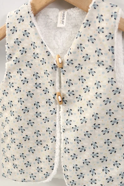 Bebek Yelek & Patik 18-24 AY Moi Mavi - Resim 2