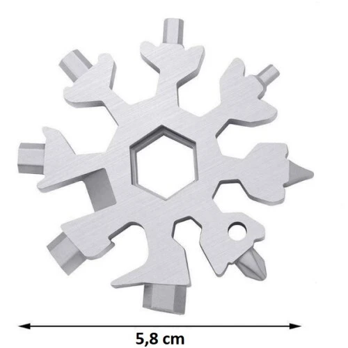 Kar Tanesi Çok Amaçlı Anahtarlık Açacak - Resim 3