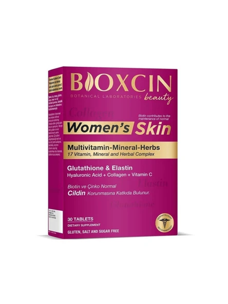 Bioxcin Womens Skin Tablet 30'lu ürün görseli