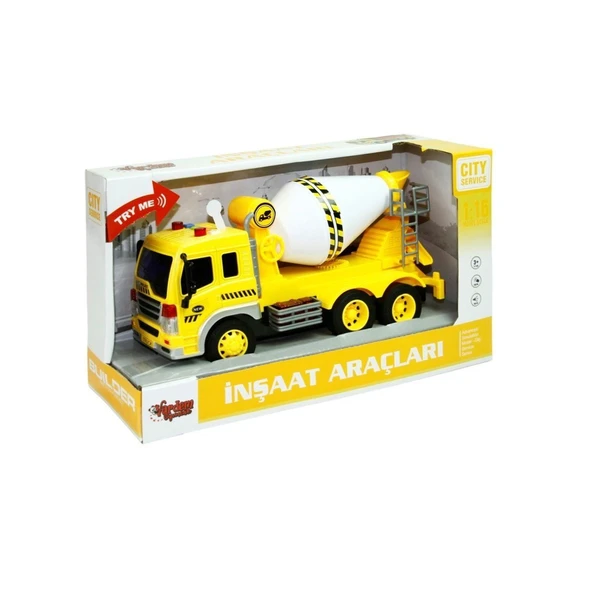 WY310B-C-D 1:16 Sürtmeli Sesli Işıklı Damperli Kamyon - 2