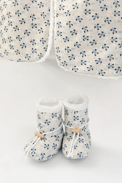 Bebek Yelek & Patik 12-18 AY Moi Mavi - 3