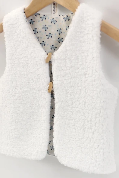 Bebek Yelek & Patik 12-18 AY Moi Mavi - 5