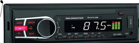 GoldMaster S-2115 Oto Radyo Ses Sistemi