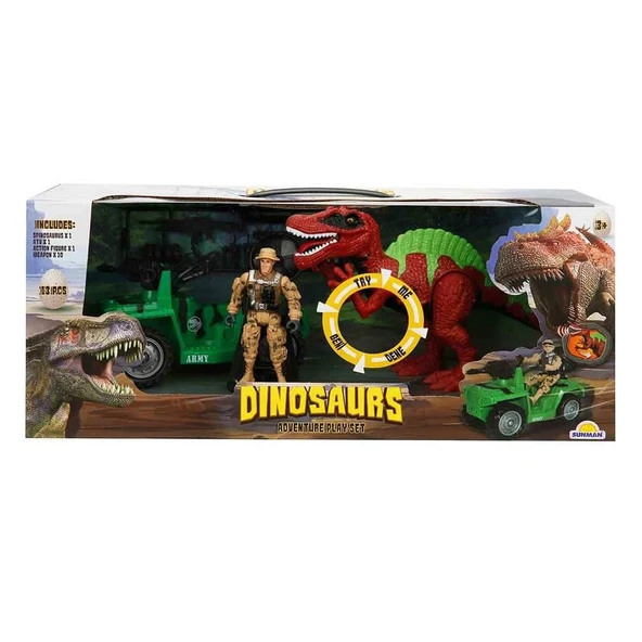 Dinosaurs Dinozor Yakalayıcı Oyun Seti 13 Parça - Resim 2