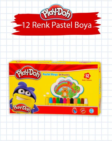 Play Doh 5 Adet Öğrenci Boyama Seti - 3
