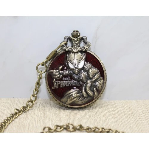 Spiderman Tasarımlı Köstekli Saat ürün görseli