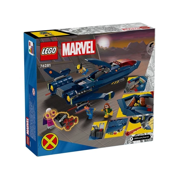 76281 LEGO® Marvel X-Men X-Jet 359 parça +8 yaş - Resim 4