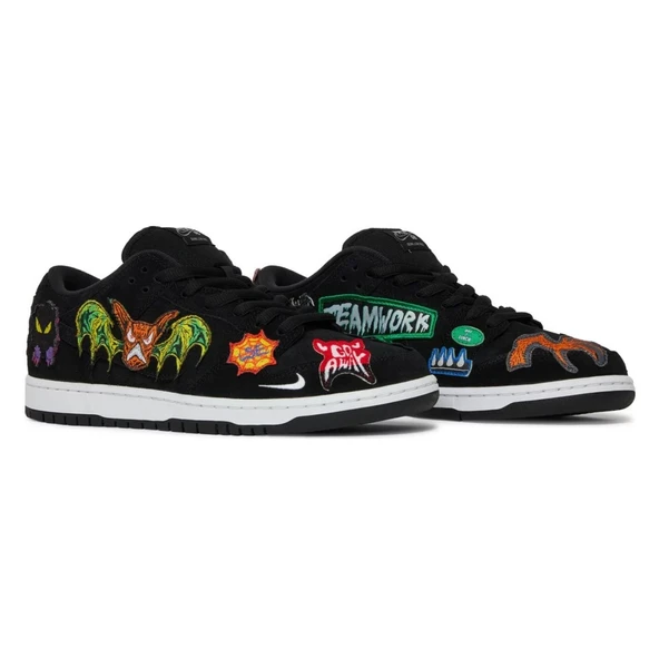 Nike SB Dunk Low Pro QS Neckface - Resim 5