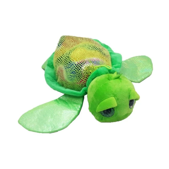 62551 35 cm İri Gözlü Karetta Kaplumbağa Peluş -1 adet fiyatıdır - Resim 2