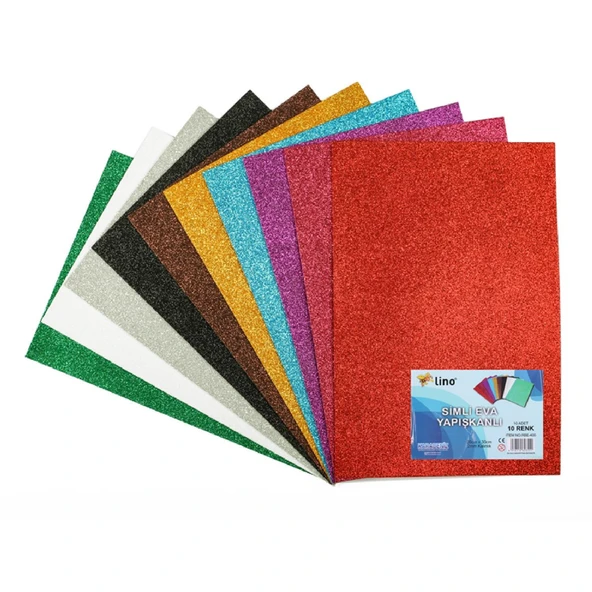 Lino 20x30 Simli Yapışkanlı Eva 2 mm 10 Renk (RBE-400) ürün görseli