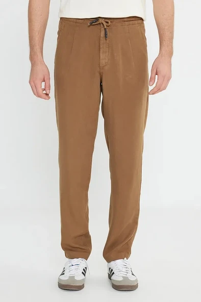 Wrangler Regular Fit Normal Kesim Normal Bel Düz Paça Camel Chino Pantolon - Resim 2