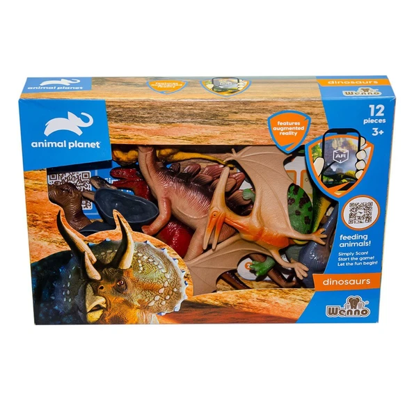 SH-D5903 Kutulu 12 Parça Dinozor Seti ürün görseli