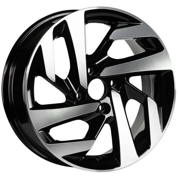 EMR-W7419-01 5.5x14" -4x100 ET30 67.1 Black Diamond Jant (4 Adet) ürün görseli