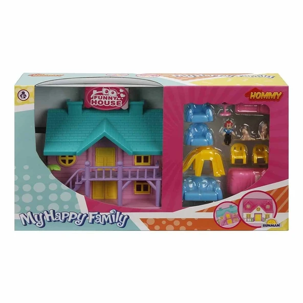 02081 Sunman, 2 Katlı Ev Oyun Seti Villa ürün görseli